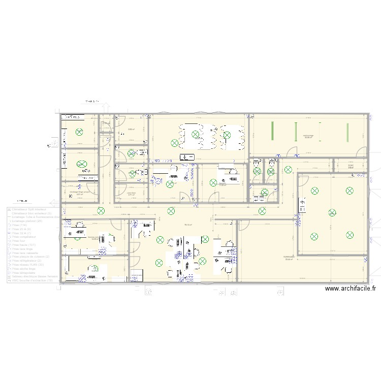 plan montussan v28 laurent. Plan de 37 pièces et 594 m2