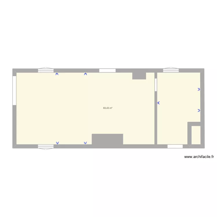 CAVE LAVERIE CIRCUIT PRISES . Plan de 