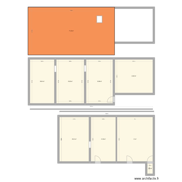 maison fenouillet. Plan de 9 pièces et 243 m2