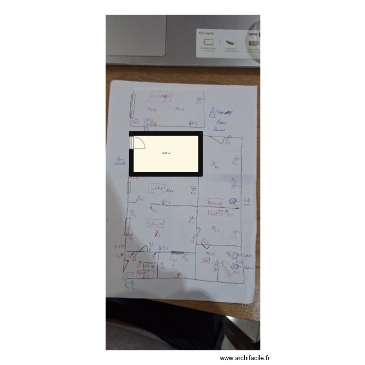 ludo. Plan de 0 pièce et 0 m2