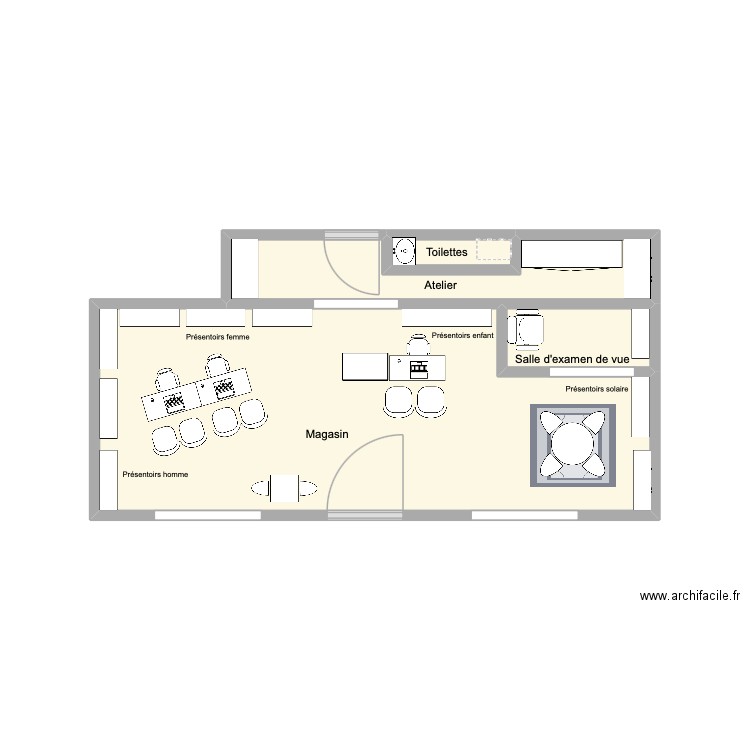mag 2. Plan de 4 pièces et 15 m2
