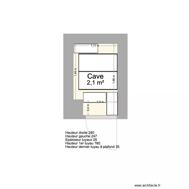 Cave Issy. Plan de Cave Issy. Plan de