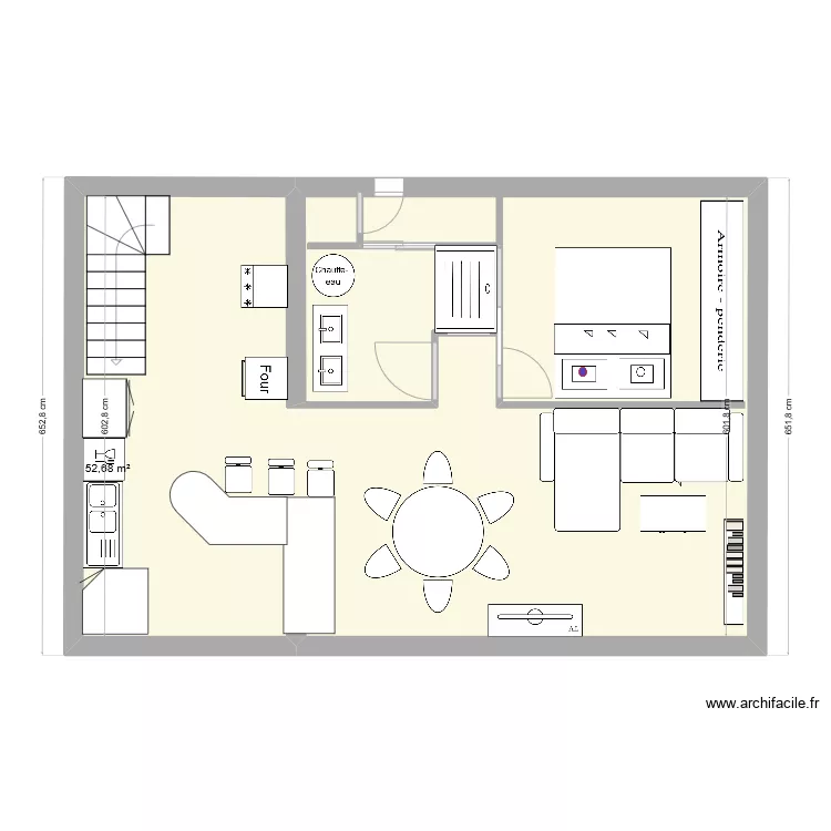 MAISON BRETAGNE. Plan de 