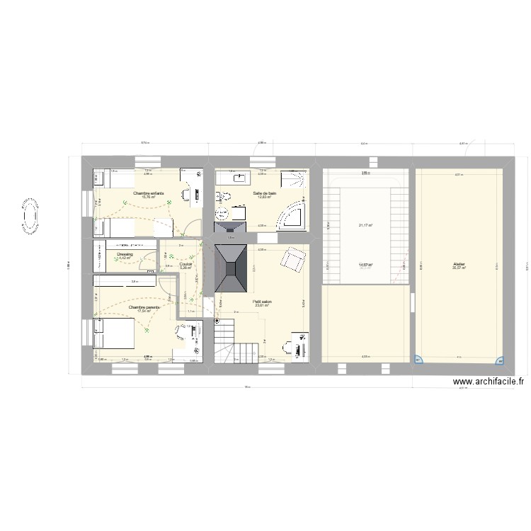 Xefosse aout 25 v1. Plan de 15 pièces et 324 m2
