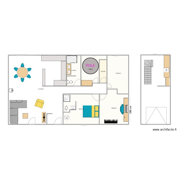MAISON. Plan de 0 pièce et 0 m2