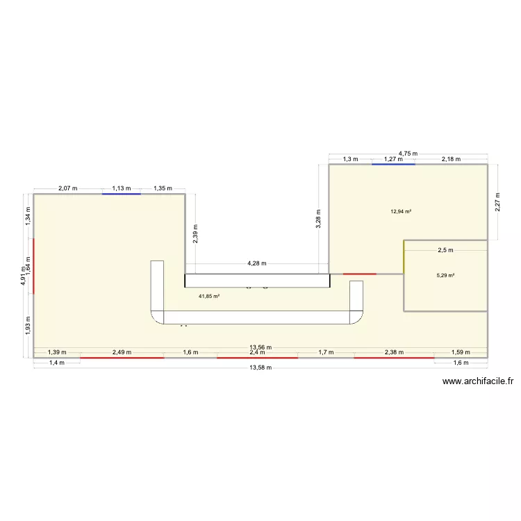 marceau. Plan de 3 et 60 m² marceau. Plan de 3 et 60 m²