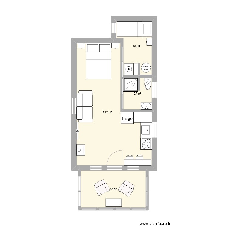 Cottage La Forge. Plan de 0 pièce et 0 m2