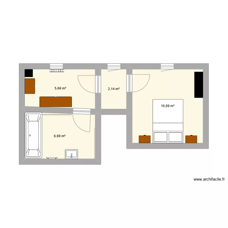 1er étage gesves. Plan de 4 et 25 m² 1er étage gesves. Plan de 4 et 25 m²