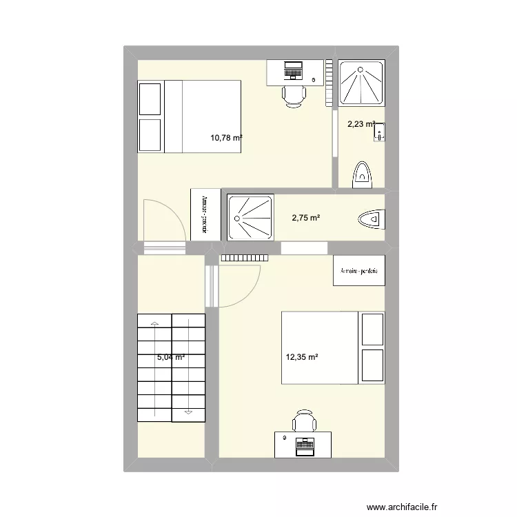 Burton 1er et 2i&egrave;me. Plan de 