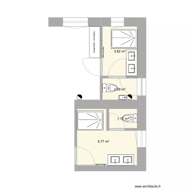 Sdb 1er. Plan de Sdb 1er. Plan de