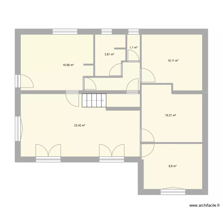 Plan Moliets V1. Plan de 7 et 73 m² Plan Moliets V1. Plan de 7 et 73 m²