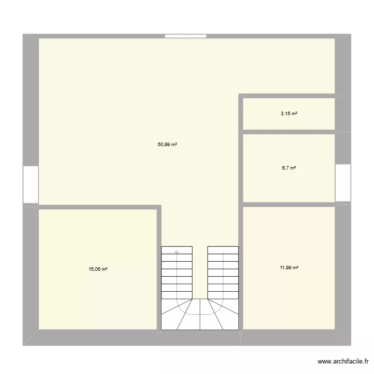 2ER TEST GAB. Plan de 5  et 88 m²