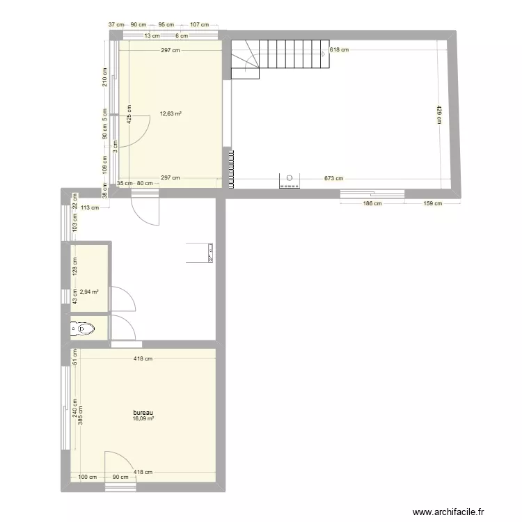 rez de chausse. Plan de 