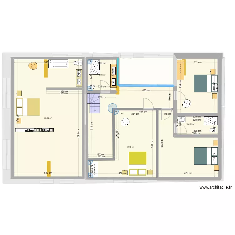 Maison Ecuelles Etage Version 29.12.2024. Plan de 