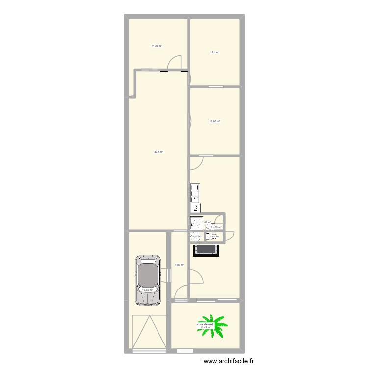 chez guy. Plan de 0 pièce et 0 m2 chez guy. Plan de 0 pièce et 0 m2
