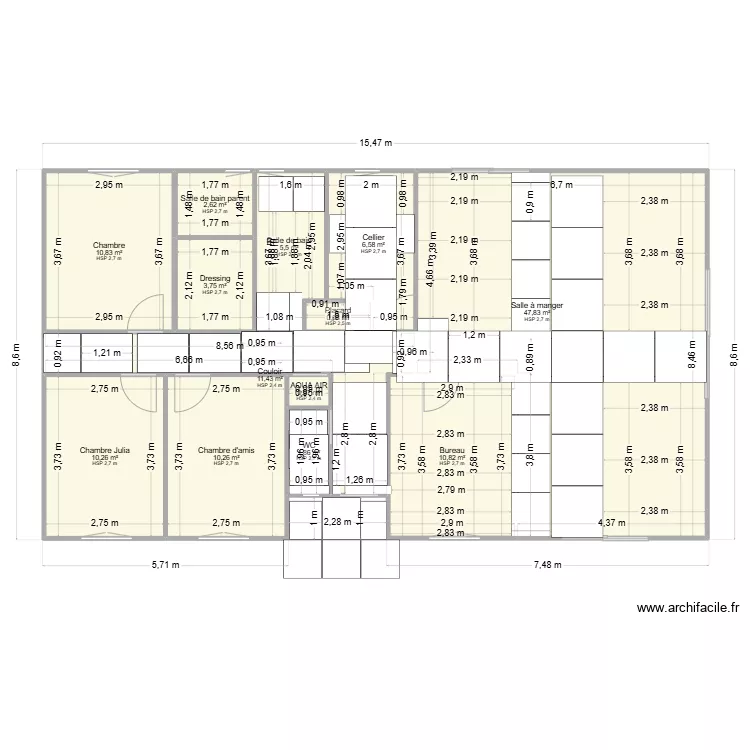 plan carrelage BRAOJOS 120x120. Plan de 