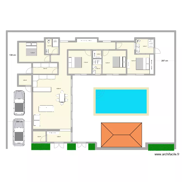 VILLAS O'SOLEIL. Plan de 