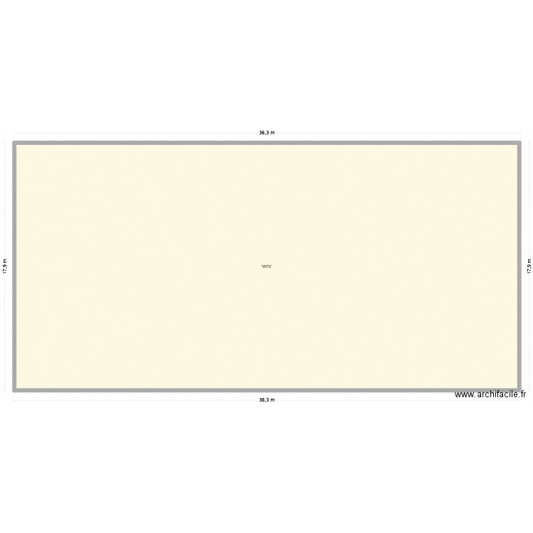 hangar2. Plan de 1 pièce et 628 m2