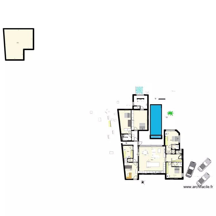 05112025. Plan de 15 pièces et 237 m²