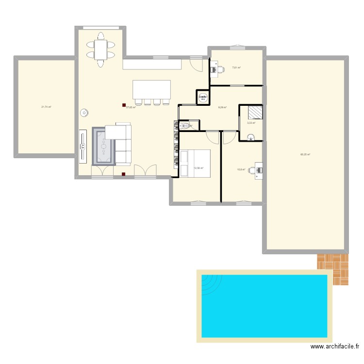 maison valencin. Plan de 0 pièce et 0 m2