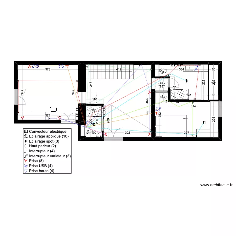  ELECBARBIZON 888 PROJET &Eacute;TAGE ELEC. Plan de 