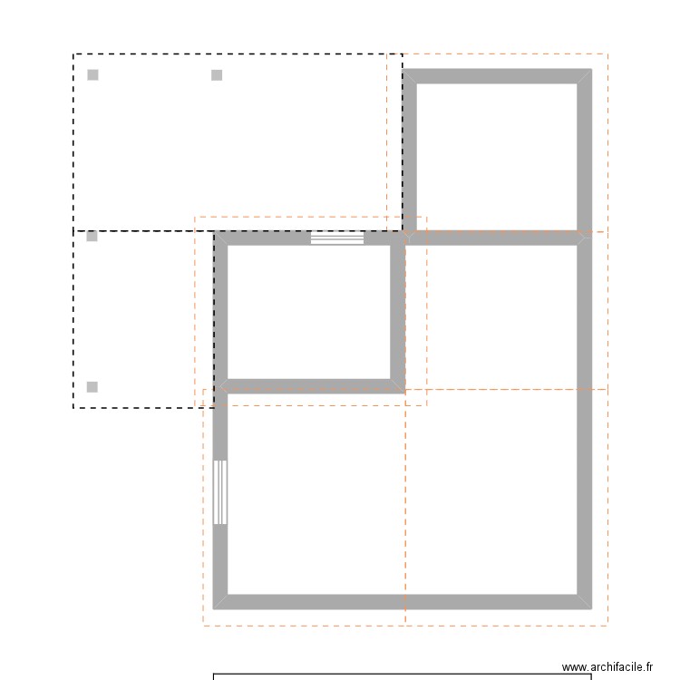 plan. Plan de 2 pièces et 49 m2