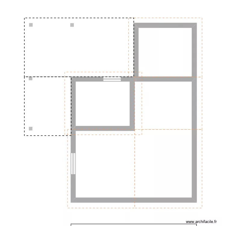 plan. Plan de 2  et 49 m²