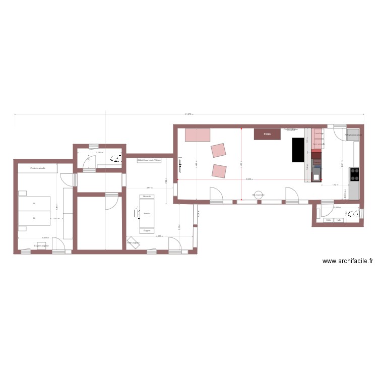  Salle de bains - baigbnoire. Plan de 0 pièce et 0 m2