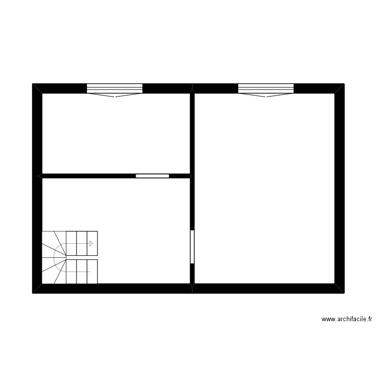 LEENHARDT. Plan de 6 pièces et 99 m2