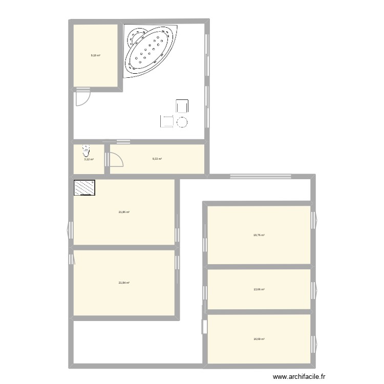 institut bali. Plan de 0 pièce et 0 m2