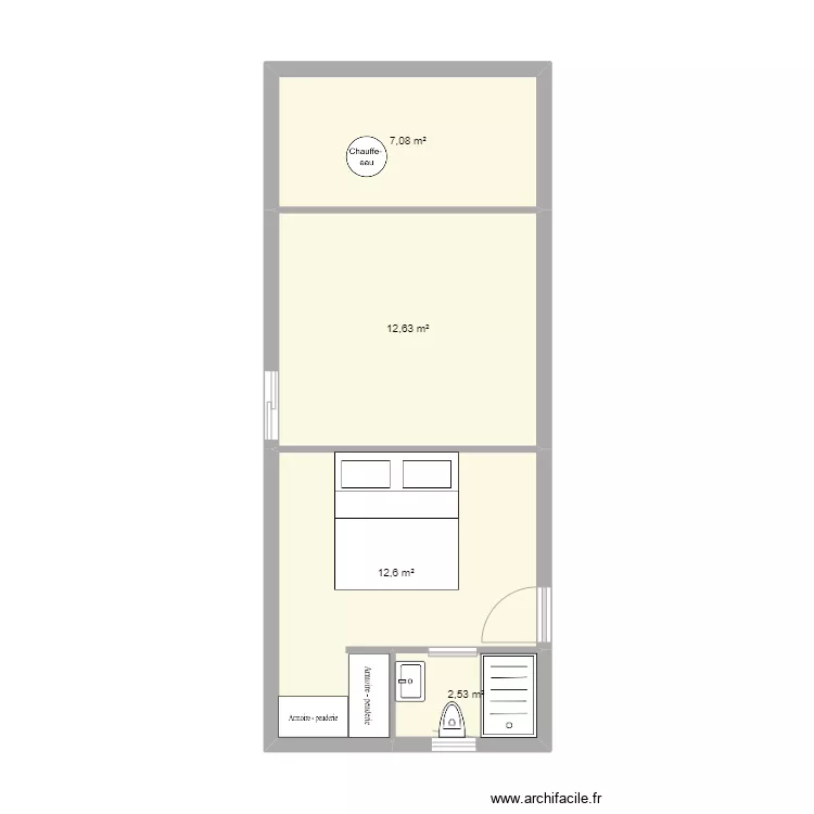 Coter garage chez herv&eacute;. Plan de 