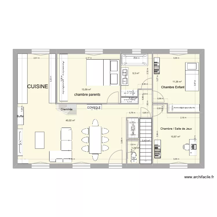 TASSIN 440K&euro;  MODIF. Plan de 8  et 85 m²