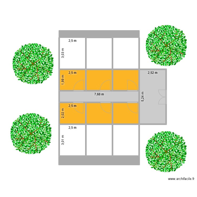PLAN porcherie au 75e. Plan de 0 pièce et 0 m2