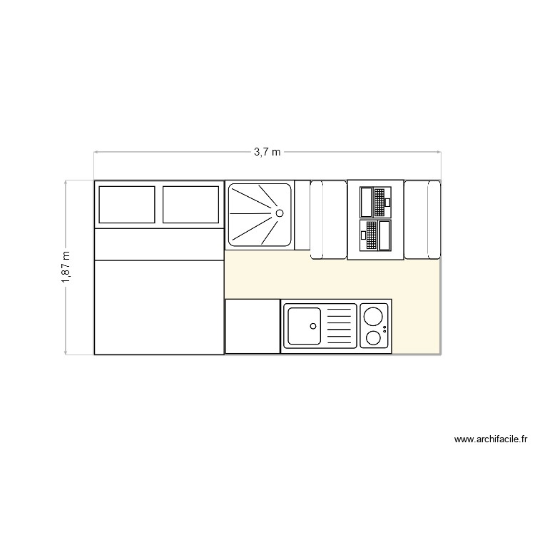 van v2. Plan de 0 pièce et 0 m2