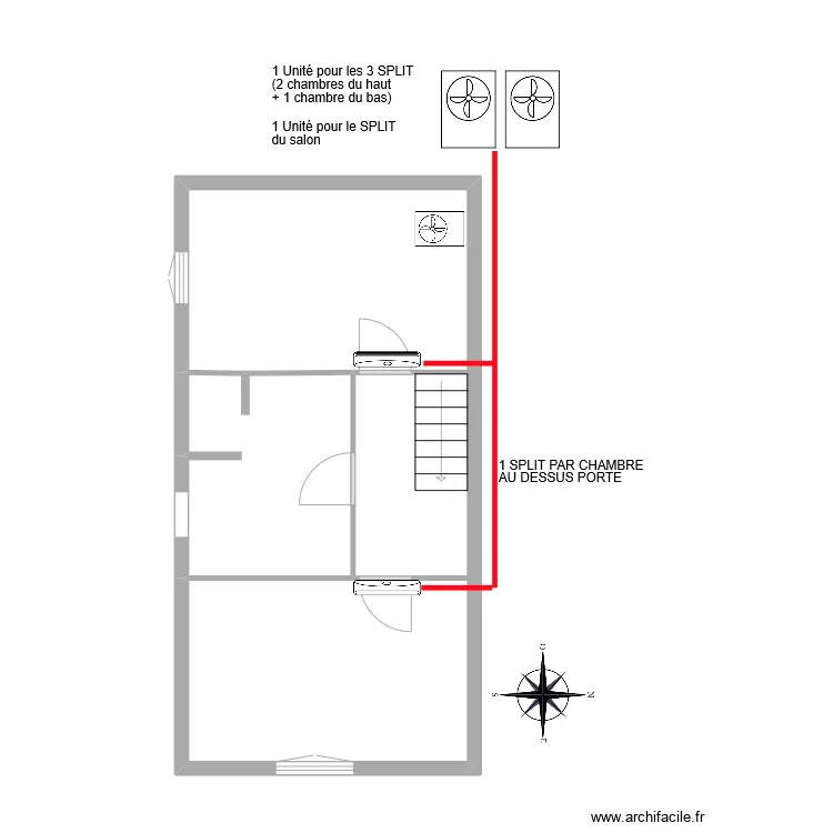AIR CONDITIONNEE ETAGE. Plan de AIR CONDITIONNEE ETAGE. Plan de