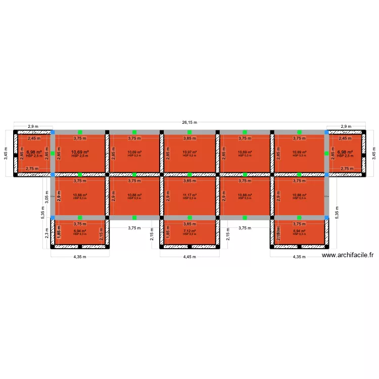 PROJET_KPALONGO_5T2_OPTION_C_FONDATIONS. Plan de 