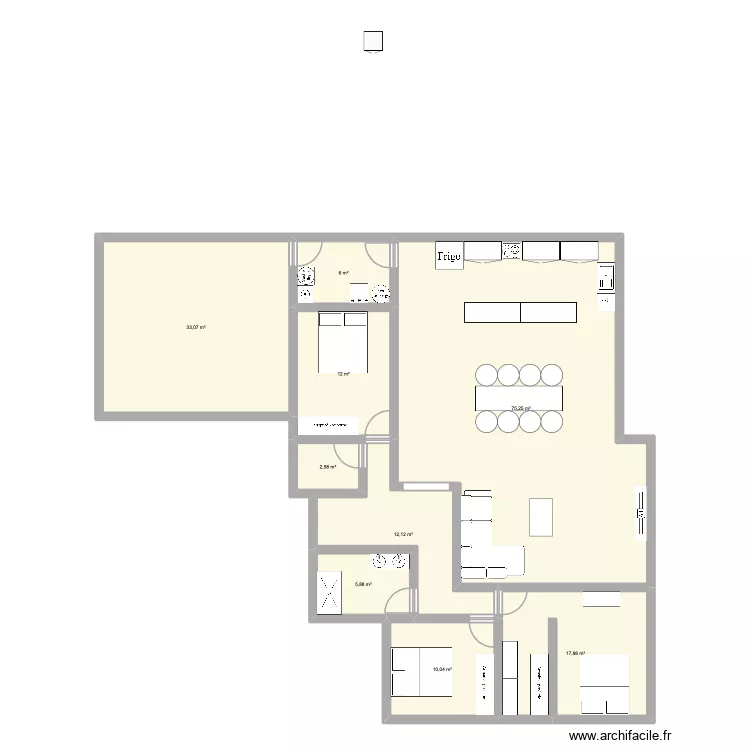 R&C. Plan de 9 et 175 m² R&C. Plan de 9 et 175 m²