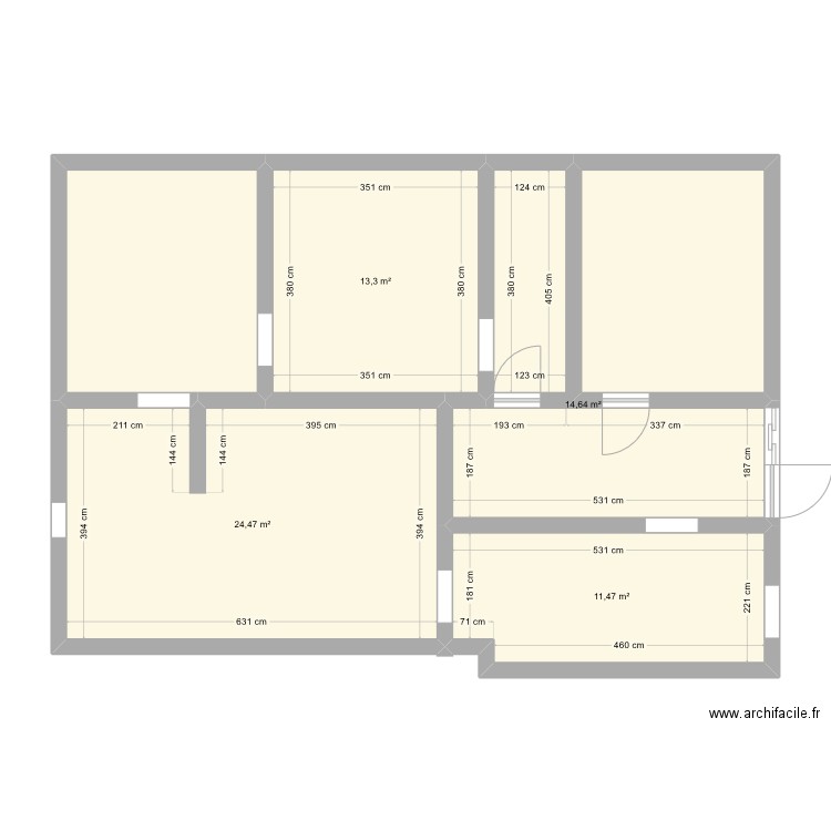 sous sol soisy. Plan de 0 pièce et 0 m2