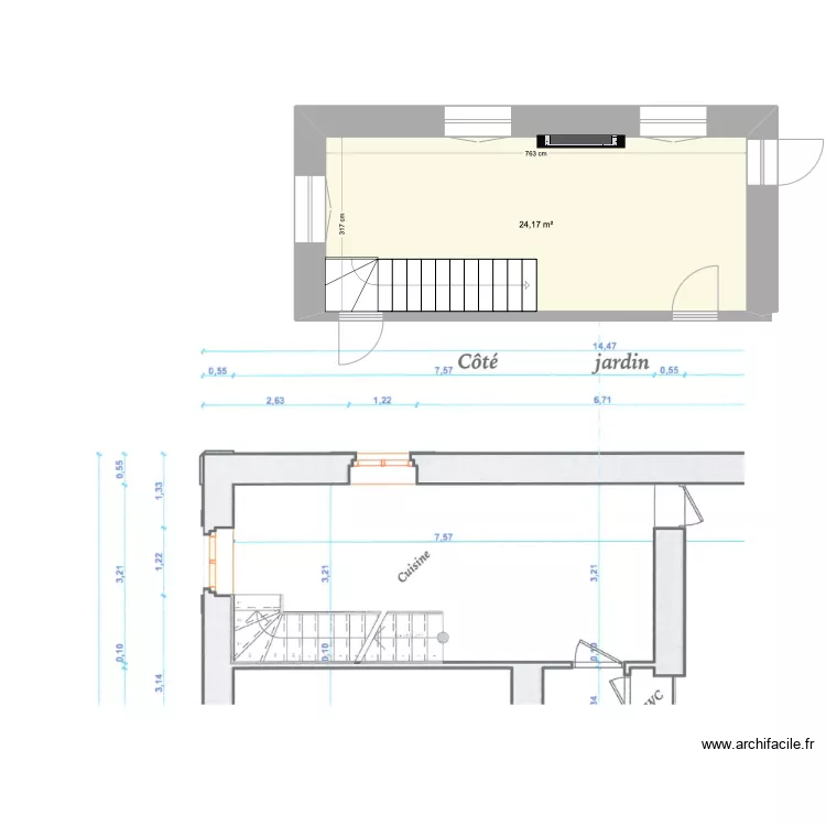Cuisine Druyes. Plan de Cuisine Druyes. Plan de