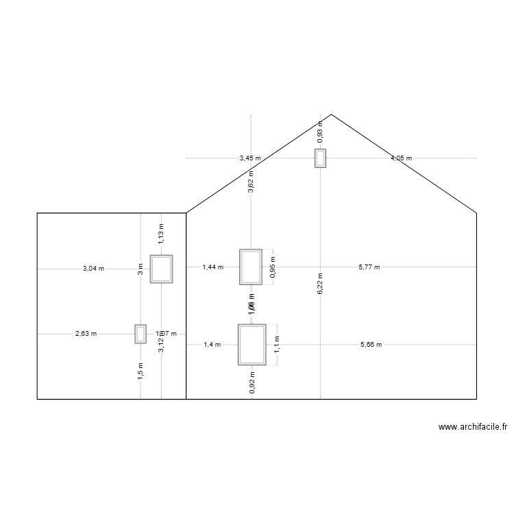ouest. Plan de 0 pièce et 0 m2