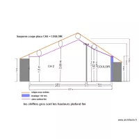 COUPE PLACO CH2 +COULOIR