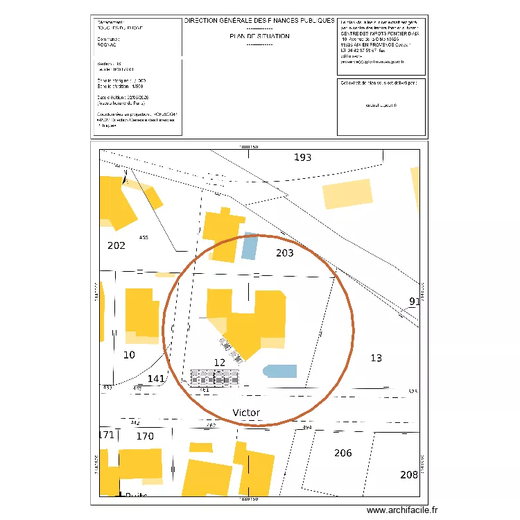 EXTERIEUR PARKING PROJET ROGNAC. Plan de EXTERIEUR PARKING PROJET ROGNAC. Plan de