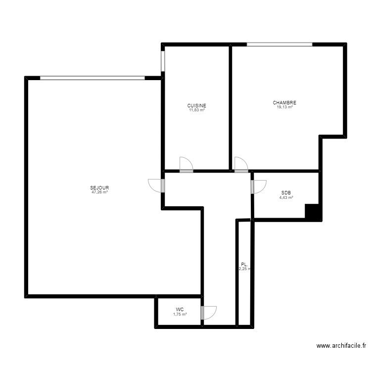 shirley. Plan de 0 pièce et 0 m2