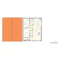 Esquisse lot 7 - Variant entr&eacute;e chambre 1