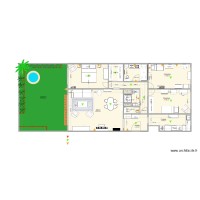 Plan Aguesseau avec cotes mesurées et aménagement + dressing + aménagements TEST SDD V9