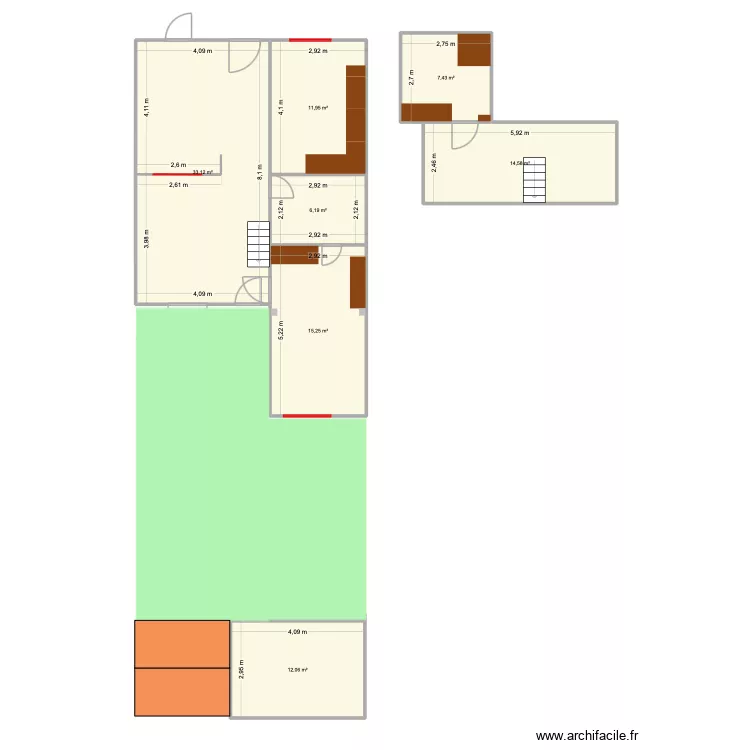 mamie elliott. Plan de 7 et 101 m² mamie elliott. Plan de 7 et 101 m²
