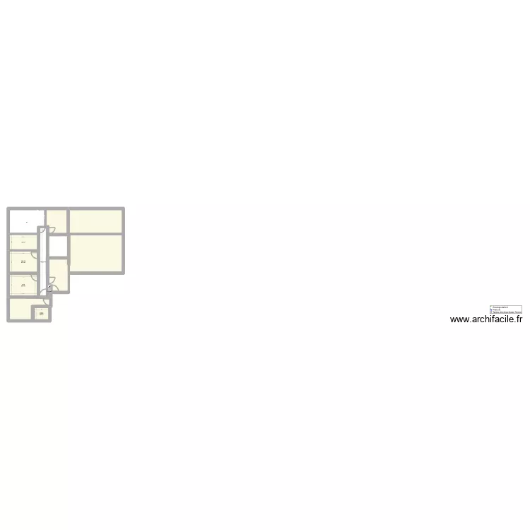 appartement Silio. Plan de 6 pièces et 36 m² appartement Silio. Plan de 6 pièces et 36 m²