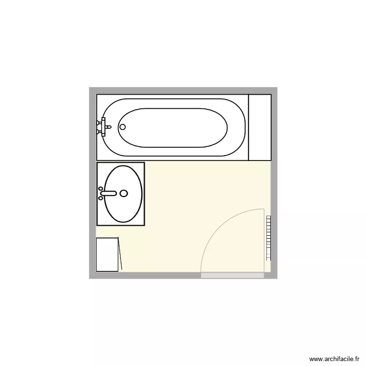 plan avant travaux Carmona. Plan de 