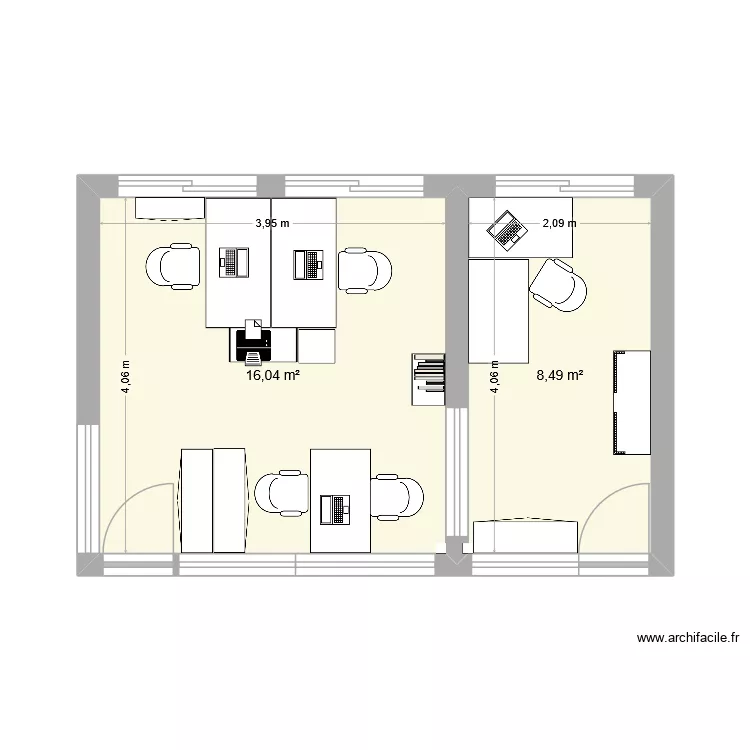 Bel Air Camp. Plan de 2  et 25 m²