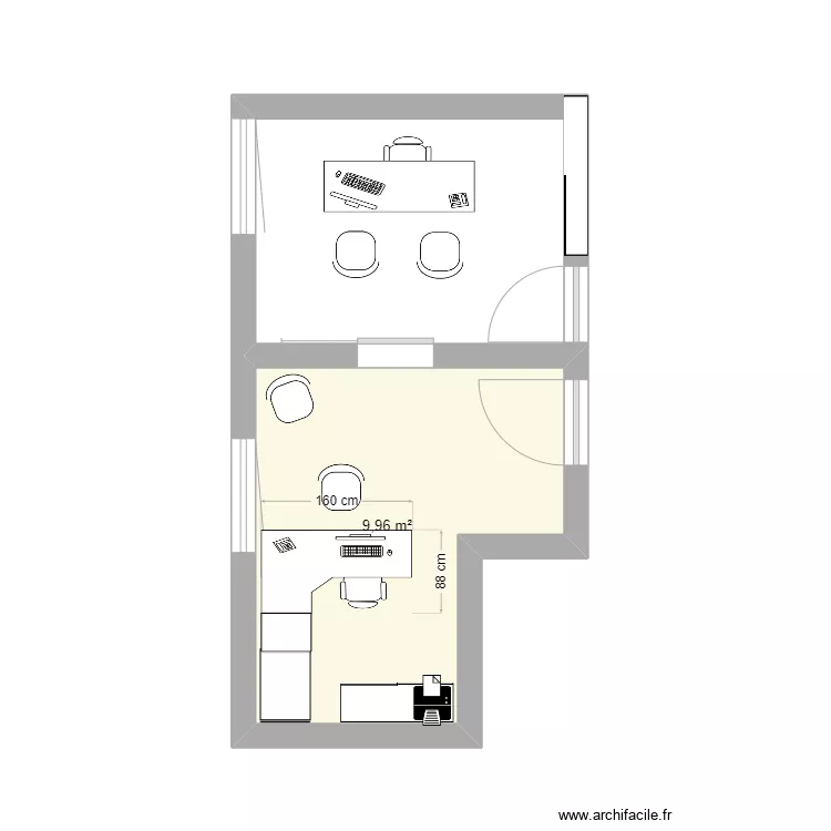 BUREAUX 1ER ETAGE. Plan de 
